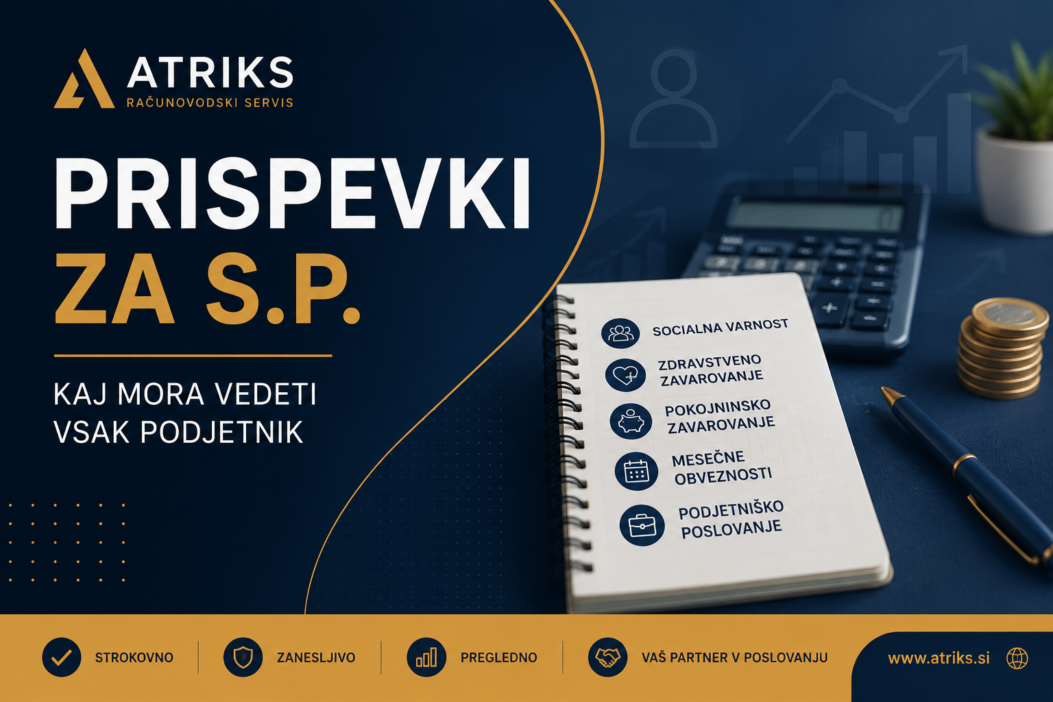 Prispevki za s.p. in obveznosti samostojnega podjetnika
