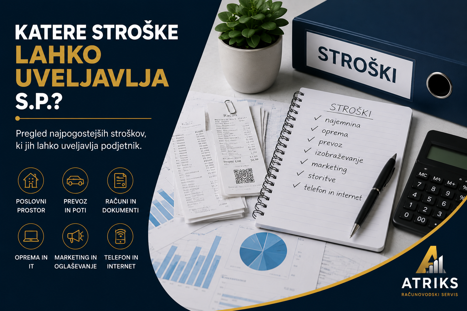 Katere stroške lahko uveljavlja s.p.